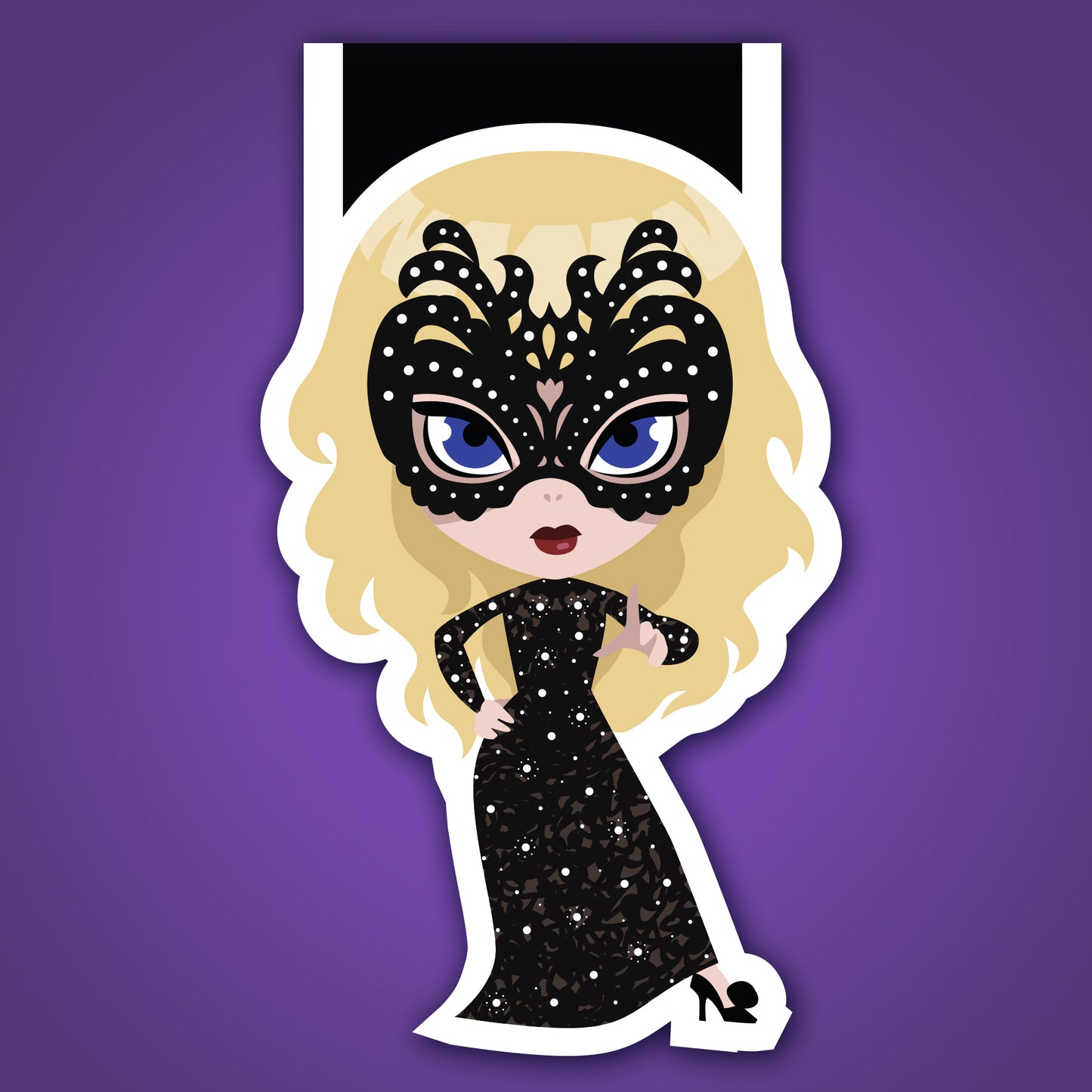 Magnetic Bookmark - Dark Queen