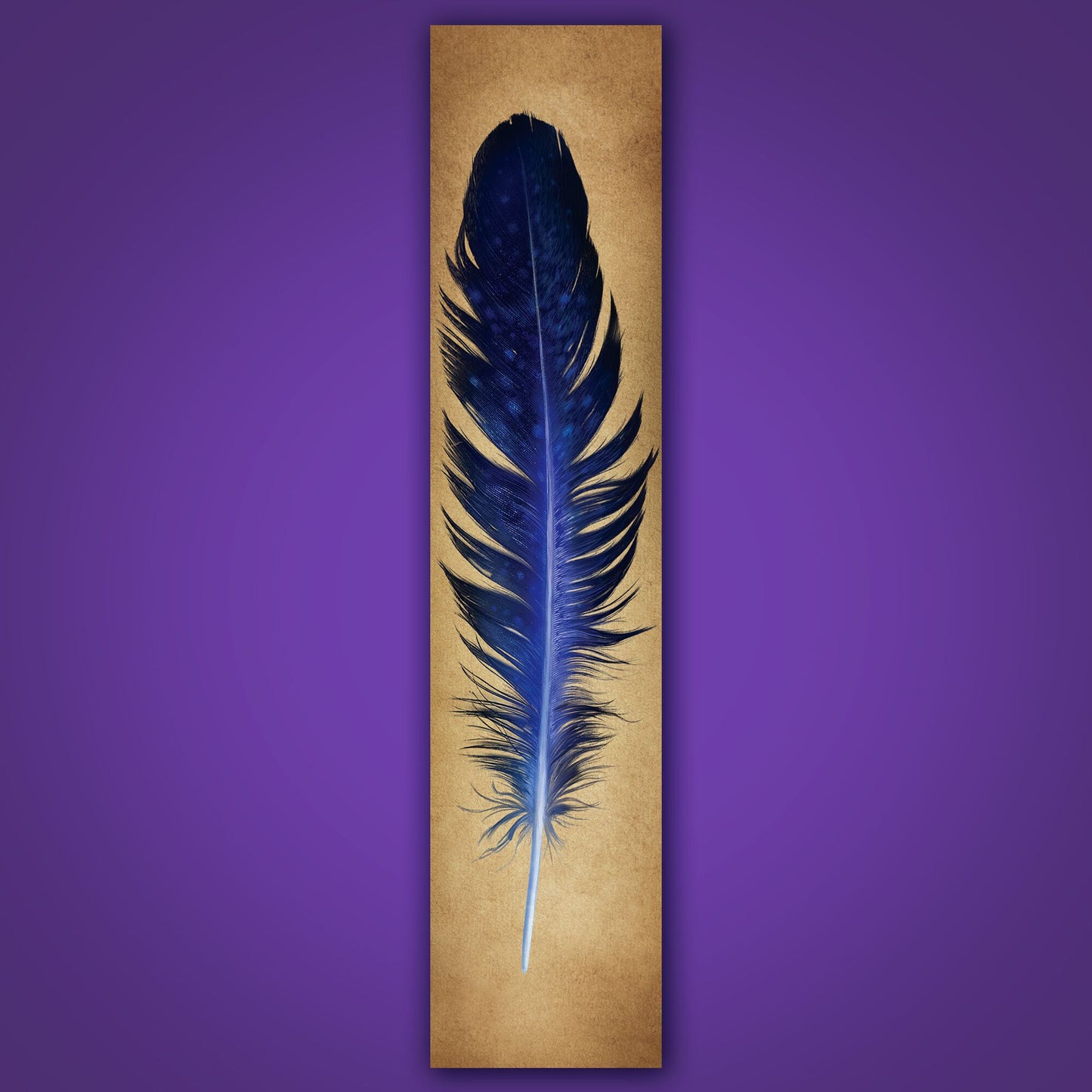 Quill Bookmark - Blue